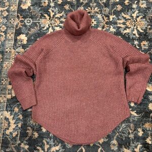 Kuhl Sienna Sweater Women's Alpenrose Cowl Neck Pullover Knit